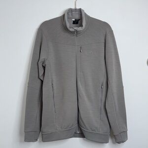 Norrona Falketind Warm Wool2 Stretch Jacket Fleece Man's Size L Grayish Beige